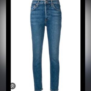 Re/Done Blue Originals High-Rise Jeans